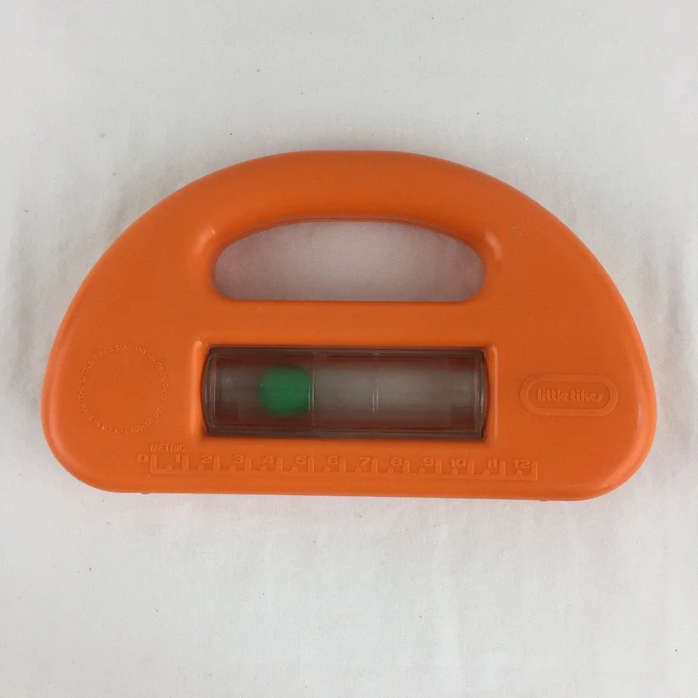 Little Tikes Hand Tool Slide Scale Ruler Level Construction Pretend Play Vintage